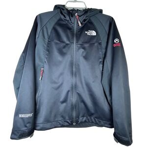 The North Face Summit Series Windstopper Jacket‎ Womens Medium Black Hooded Zip